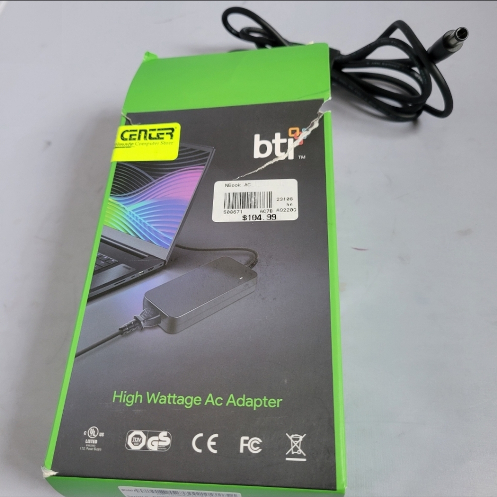 BTI High Wattage AC Adapter for Lenovo 20V 8.5A 170W